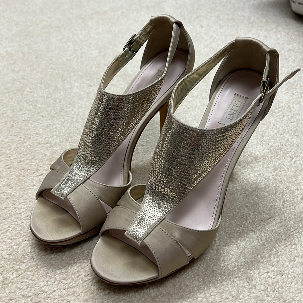 Glint Gold 3” Heels